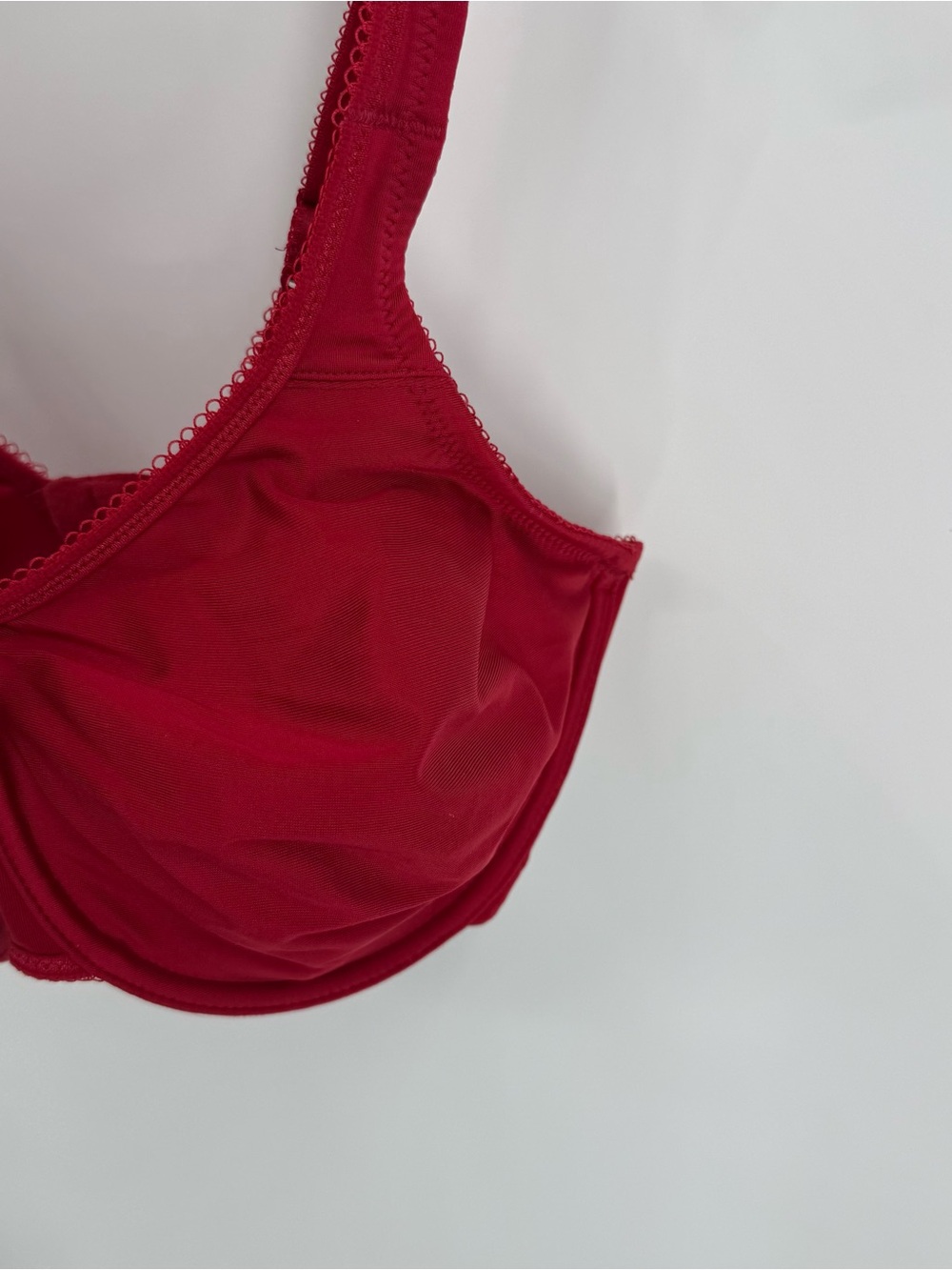 Wacoal Basic Beauty Underwire Bra 855192 Full Figure Seamless Size 34DDD Red - Picture 3 of 8